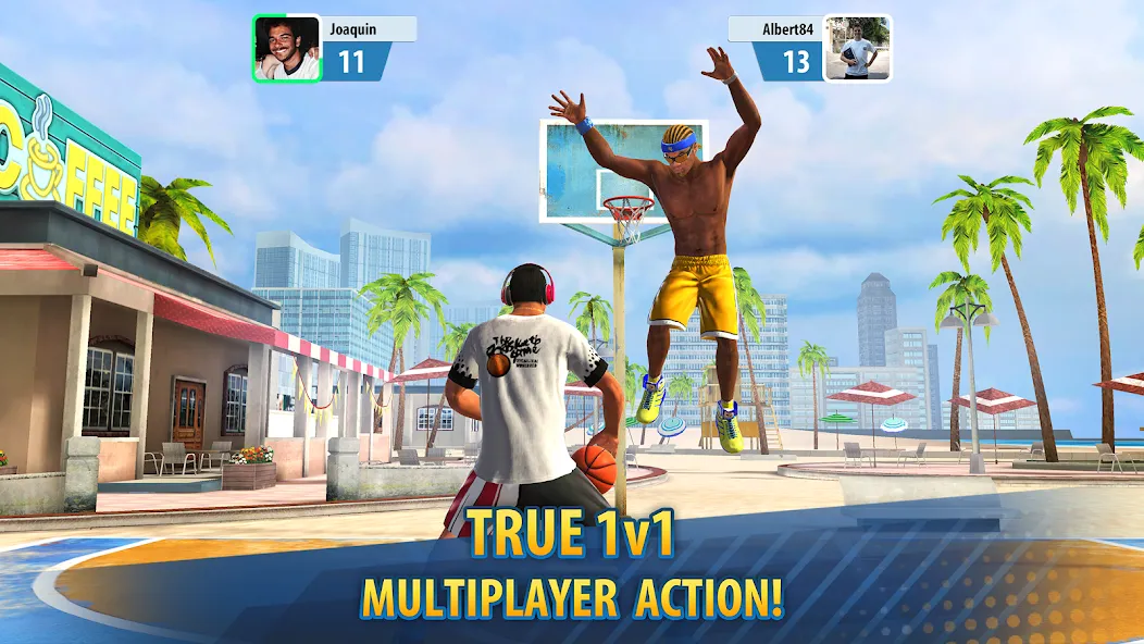 Basketball Stars: Multiplayer (Баскетбол Старс)  [МОД Меню] Screenshot 2