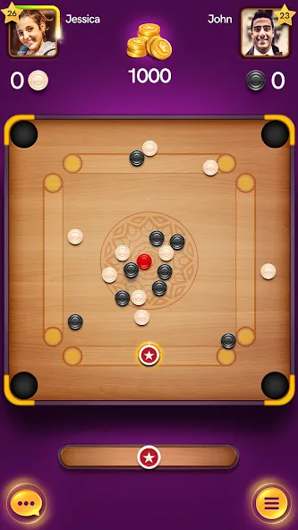 Carrom Pool: Disc Game (Карром Пул)  [МОД Бесконечные деньги] Screenshot 2