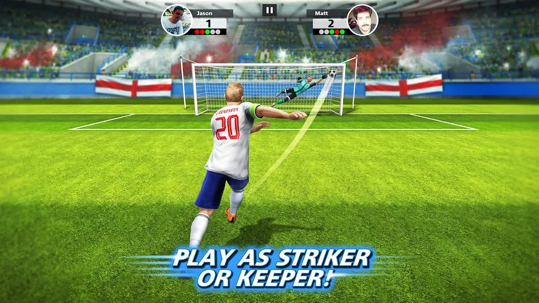 Football Strike: Online Soccer (Футбольный забастовка)  [МОД Все открыто] Screenshot 1