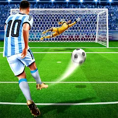 Скачать взломанную Football Strike: Online Soccer (Футбольный забастовка)  [МОД Все открыто] - полная версия apk на Андроид