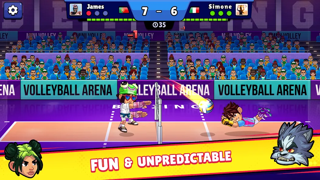 Volleyball Arena: Spike Hard (Волейбольная арена)  [МОД Все открыто] Screenshot 2