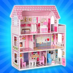 Взлом Girl Doll House Design & Clean  [МОД Бесконечные деньги] - последняя версия apk на Андроид