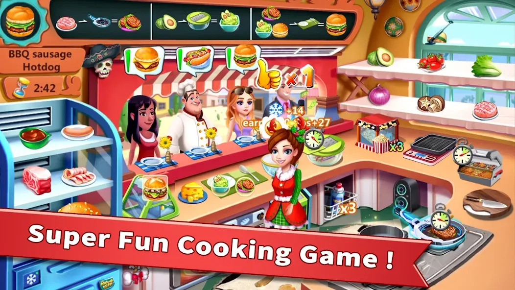 Rising Super Chef - Cook Fast (Райзинг Супер Шеф)  [МОД Unlimited Money] Screenshot 1