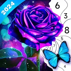 Скачать взломанную Fancy Color - Paint By Number (Фэнси Колор)  [МОД Unlimited Money] - последняя версия apk на Андроид