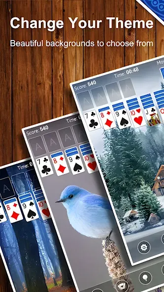 Solitaire Card Game (Солитер карточная игра)  [МОД Unlocked] Screenshot 3