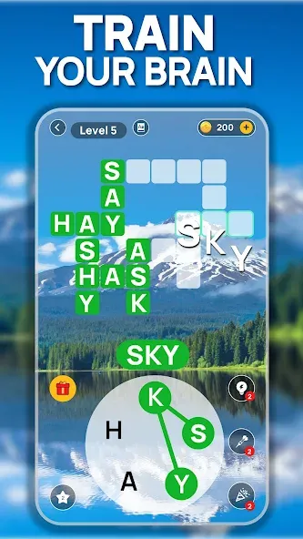 Word Scenery: Crossword (Ворд Трип)  [МОД Все открыто] Screenshot 1