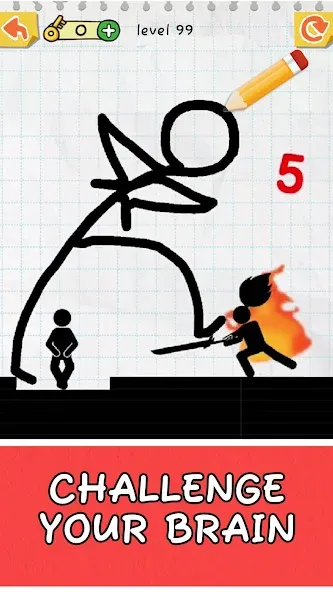 Draw 2 Save: Stickman Puzzle (Дроу 2 Сэйв)  [МОД Меню] Screenshot 5