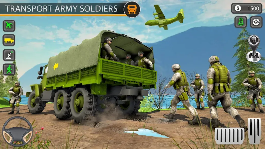 Army Transport Military Games  [МОД Бесконечные монеты] Screenshot 2