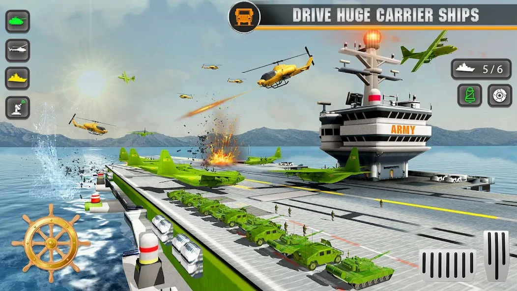 Army Transport Military Games  [МОД Бесконечные монеты] Screenshot 5