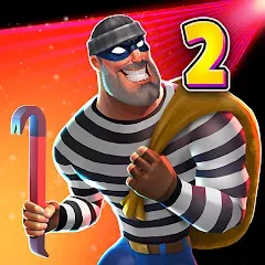 Взломанная Robbery Madness 2:Stealth game (Робери Маднесс 2)  [МОД Меню] - полная версия apk на Андроид