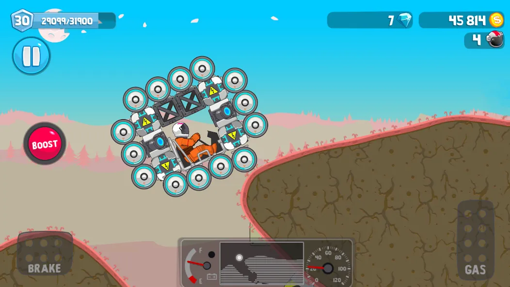 Rovercraft:Race Your Space Car (Роверкрафт)  [МОД Много денег] Screenshot 5