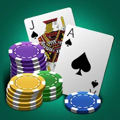 Скачать взлом World Blackjack King  [МОД Unlocked] - полная версия apk на Андроид