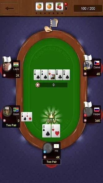 Texas holdem poker king  [МОД Много монет] Screenshot 5