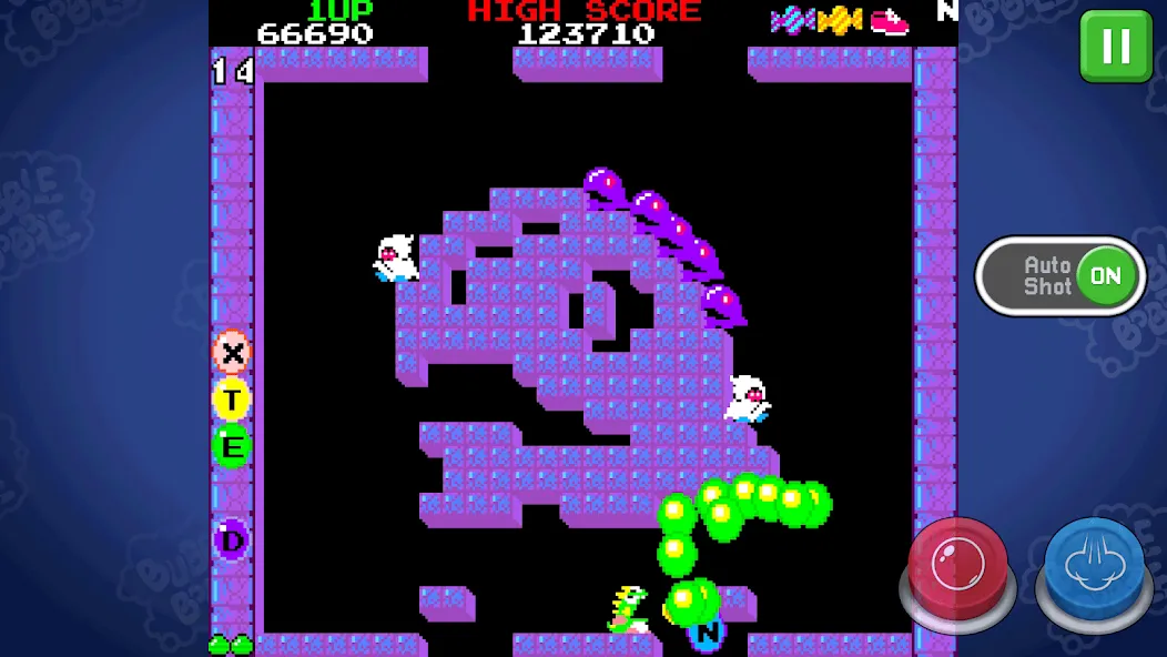 BUBBLE BOBBLE classic (БАБЛ БОББЛ классика)  [МОД Menu] Screenshot 4