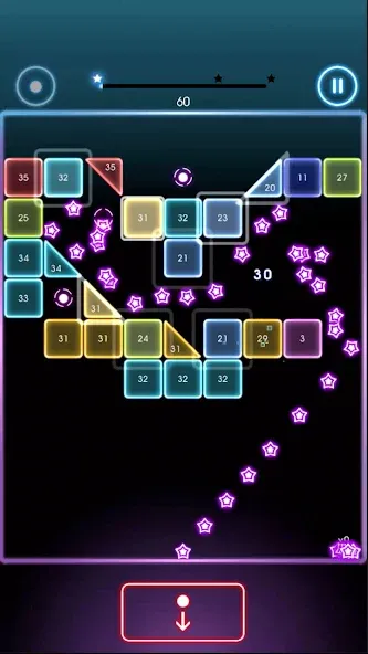 Bricks Breaker Quest  [МОД Бесконечные монеты] Screenshot 5