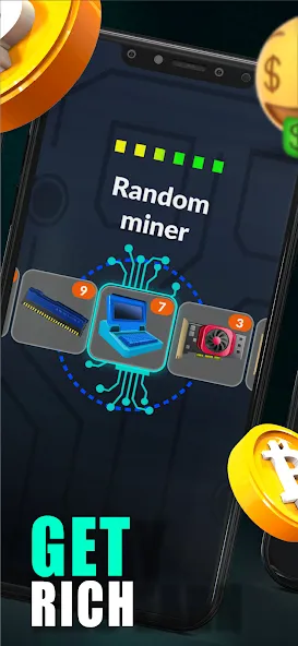 Merge Crypto Miner: Earn Money (Мердж Крипто Майнер)  [МОД Mega Pack] Screenshot 2