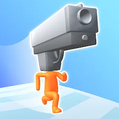 Взлом Gun Head Run (Ган Хэд Ран)  [МОД Все открыто] - стабильная версия apk на Андроид