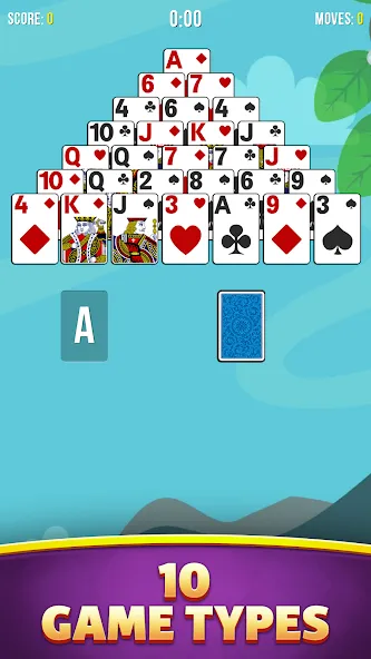 Solitaire Bliss Collection  [МОД Много денег] Screenshot 2