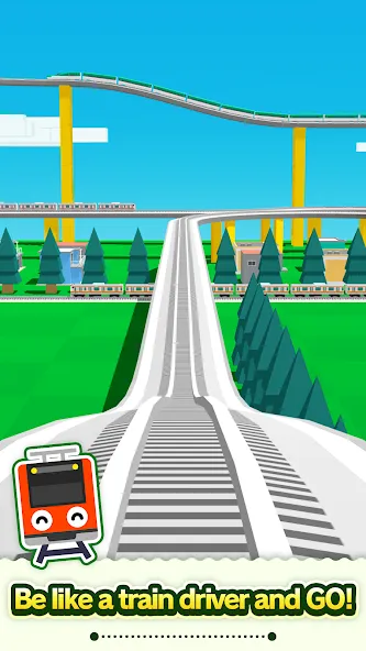 Train Go - Railway Simulator (Трэйн Го)  [МОД Много монет] Screenshot 2