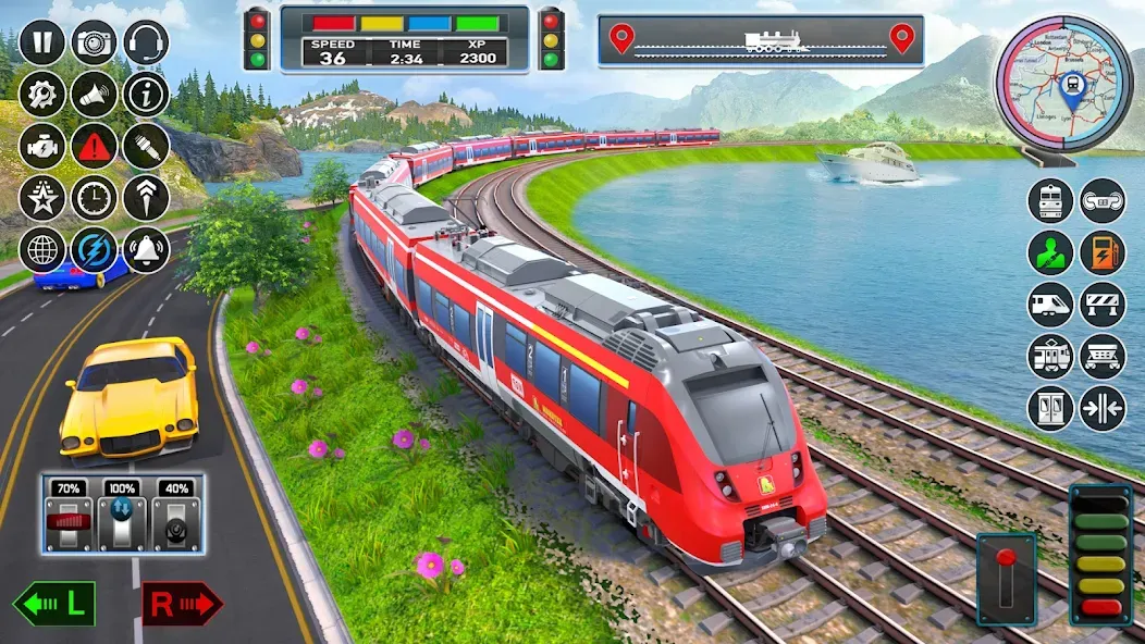 City Train Game 3d Train games  [МОД Menu] Screenshot 3