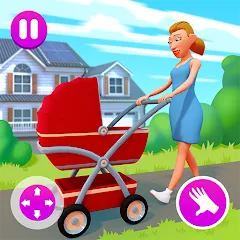 Скачать взломанную Mother Simulator: Family life  [МОД Много монет] - полная версия apk на Андроид