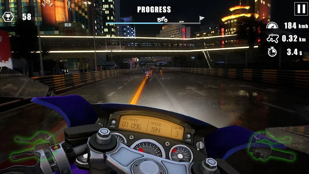 Moto Bike Race : Driving Car (Мото Байк Рейс)  [МОД Menu] Screenshot 2