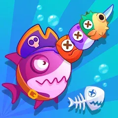 Скачать взломанную Sword Shark.io - Hungry Shark  [МОД Все открыто] - последняя версия apk на Андроид