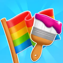 Скачать взлом Flag Painters (Флаг Пэйнтерс)  [МОД Меню] - полная версия apk на Андроид