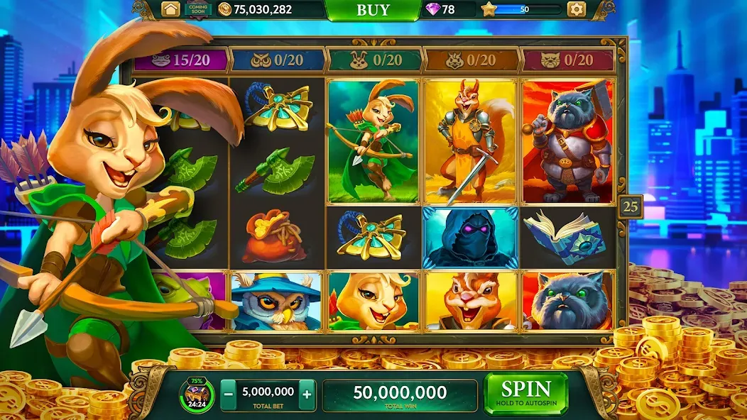 ARK Casino - Vegas Slots Game (АРК Казино)  [МОД Mega Pack] Screenshot 2