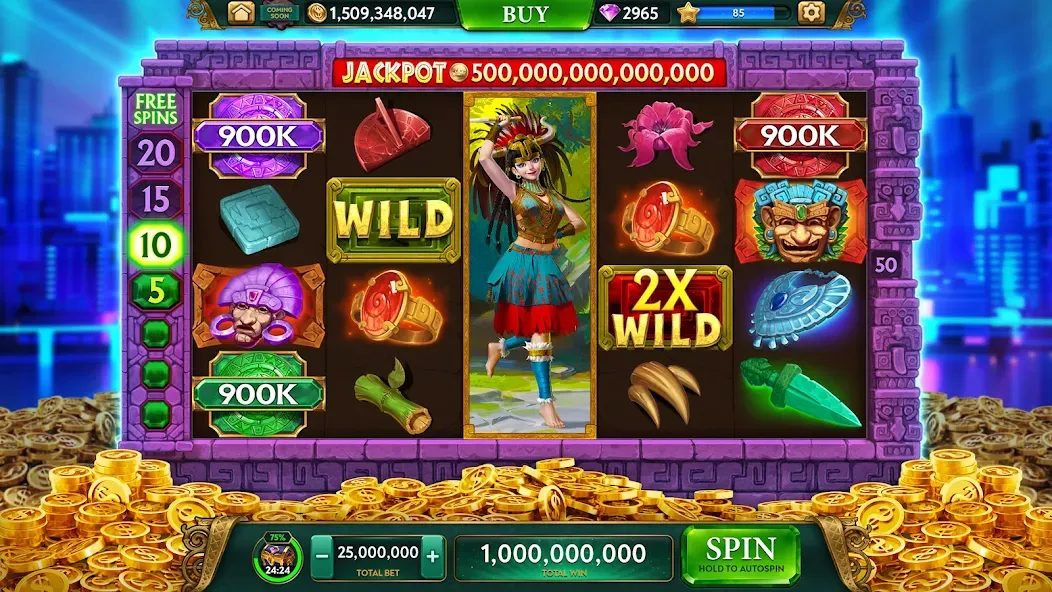 ARK Casino - Vegas Slots Game (АРК Казино)  [МОД Mega Pack] Screenshot 3