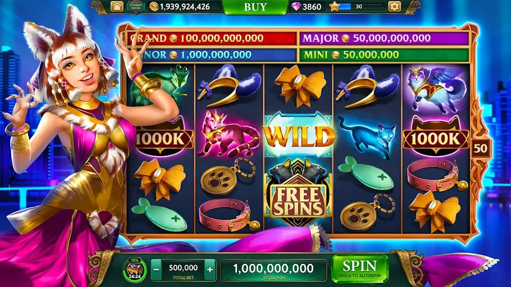 ARK Casino - Vegas Slots Game (АРК Казино)  [МОД Mega Pack] Screenshot 4