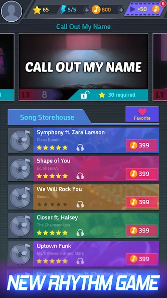 Tap Tap Music-Pop Songs  [МОД Все открыто] Screenshot 1