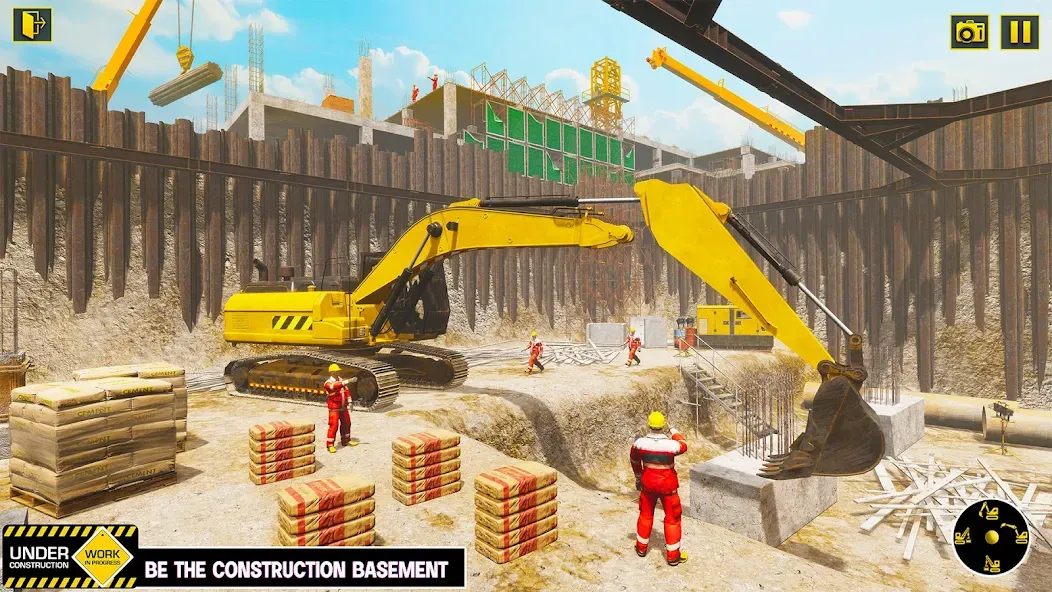 Excavator Simulator Crane Game (Экскаватор Симулятор Кран Игра)  [МОД Много монет] Screenshot 3