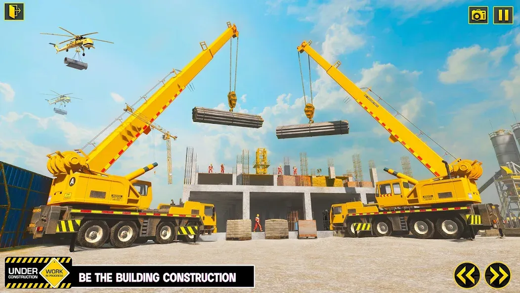 Excavator Simulator Crane Game (Экскаватор Симулятор Кран Игра)  [МОД Много монет] Screenshot 4