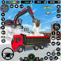 Скачать взломанную Excavator Simulator Crane Game (Экскаватор Симулятор Кран Игра)  [МОД Много монет] - стабильная версия apk на Андроид