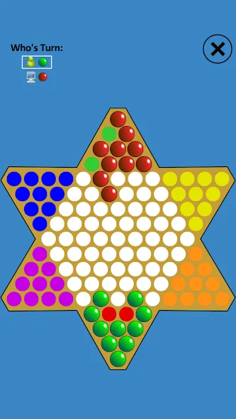 Chinese Checkers Touch (Китайские шашки Тач)  [МОД Все открыто] Screenshot 1