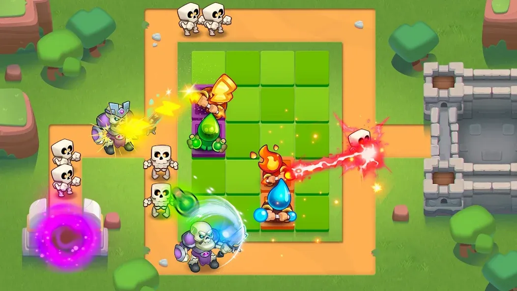 Rush Royale: Tower Defense TD (Раш Рояль)  [МОД Unlimited Money] Screenshot 1