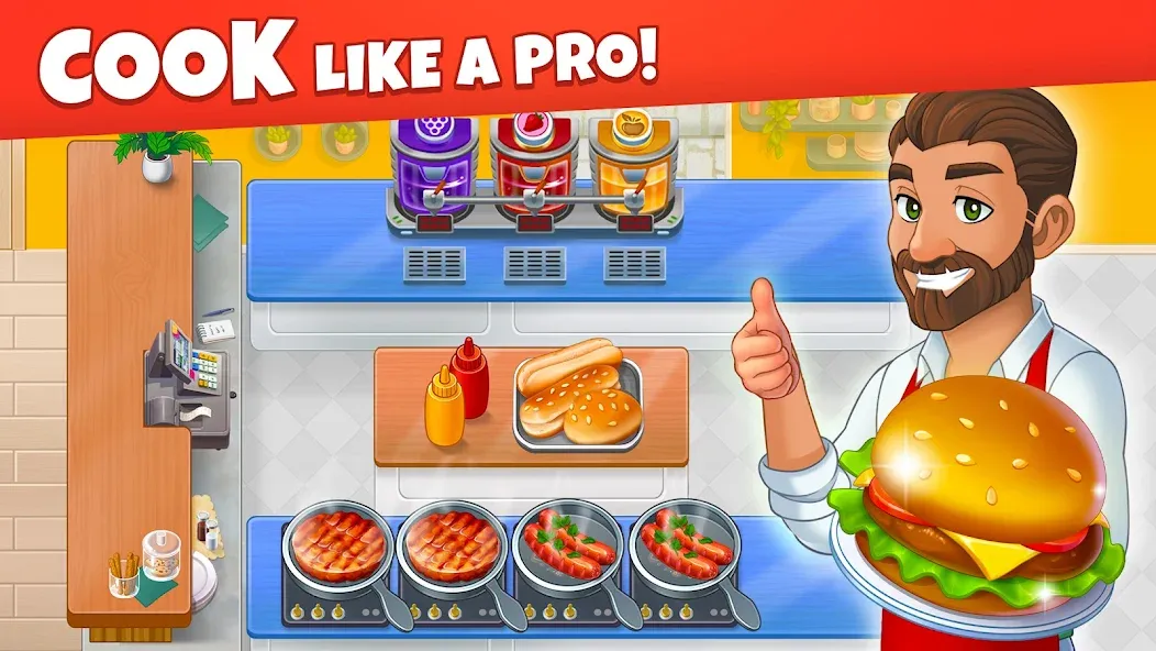 Cooking Diary® Restaurant Game (Кукинг Диари)  [МОД Бесконечные монеты] Screenshot 1