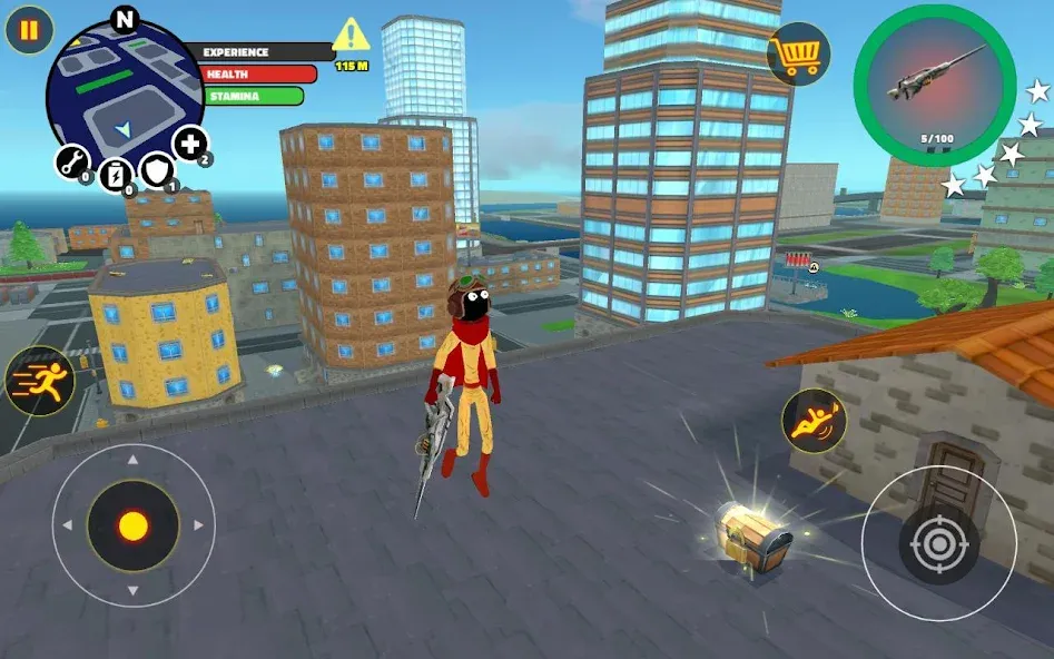 Stick Superhero  [МОД Бесконечные монеты] Screenshot 1