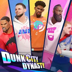 Взломанная Dunk City Dynasty (Данк Сити Династия)  [МОД Бесконечные монеты] - стабильная версия apk на Андроид