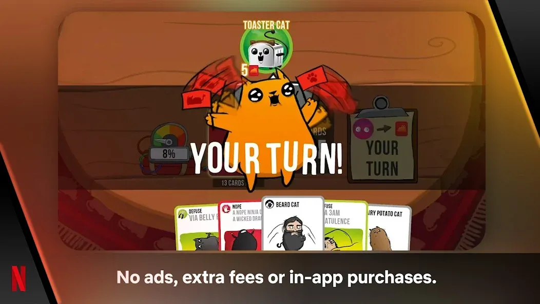 Exploding Kittens - The Game  [МОД Много монет] Screenshot 1