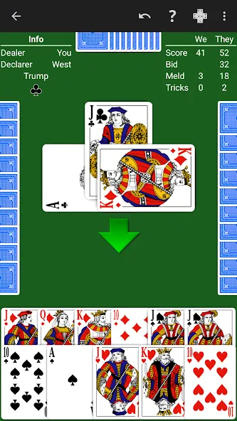 Pinochle - Expert AI (Пиночле)  [МОД Menu] Screenshot 1