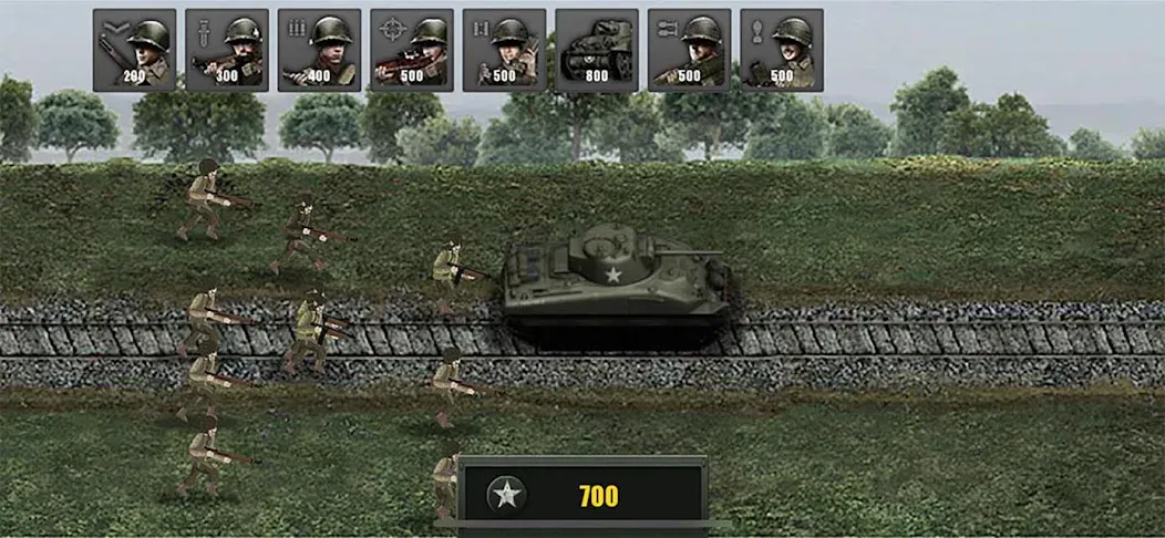 Warfare War Troops (Военное сражение Война Войска)  [МОД Unlimited Money] Screenshot 2