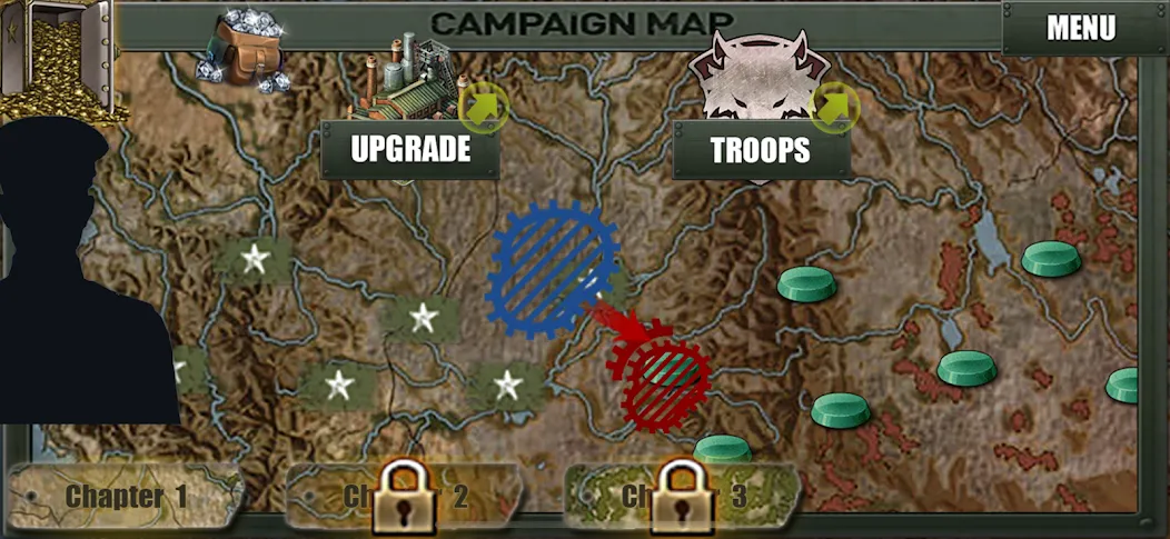 Warfare War Troops (Военное сражение Война Войска)  [МОД Unlimited Money] Screenshot 4