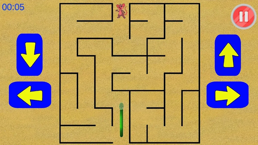 Snake Maze game (Змеиная лабиринтная игра)  [МОД Много монет] Screenshot 3