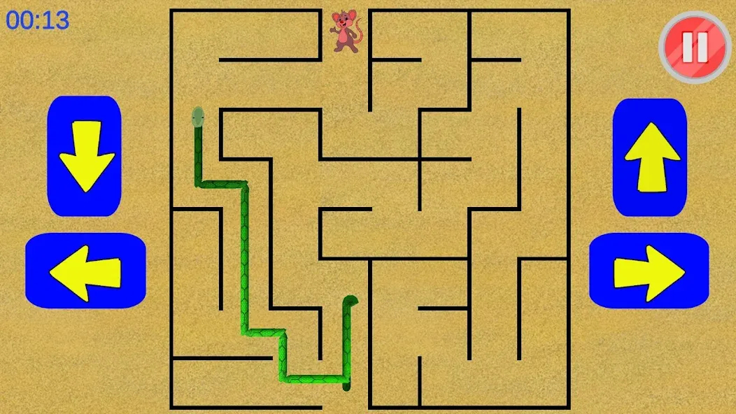 Snake Maze game (Змеиная лабиринтная игра)  [МОД Много монет] Screenshot 4