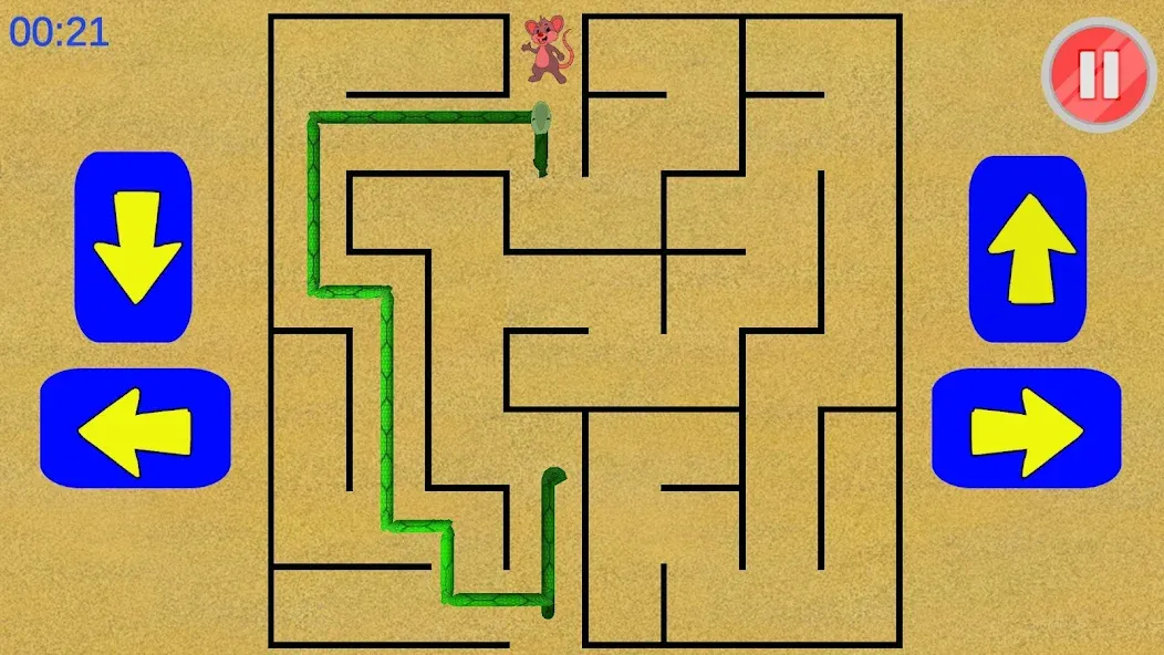 Snake Maze game (Змеиная лабиринтная игра)  [МОД Много монет] Screenshot 5