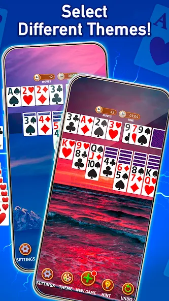 Solitaire: Classic Card Game (Клондайк Солитер)  [МОД Unlocked] Screenshot 4