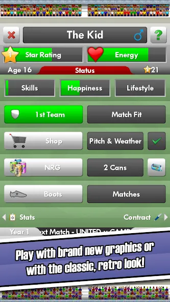 New Star Soccer (Нью Стар Соккер)  [МОД Mega Pack] Screenshot 2