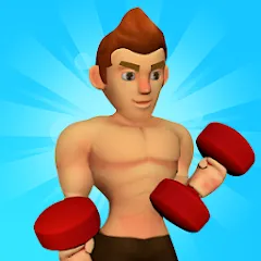 Скачать взломанную Muscle Tycoon 3D: MMA Boxing (Масл Тайкун 3D)  [МОД Menu] - стабильная версия apk на Андроид